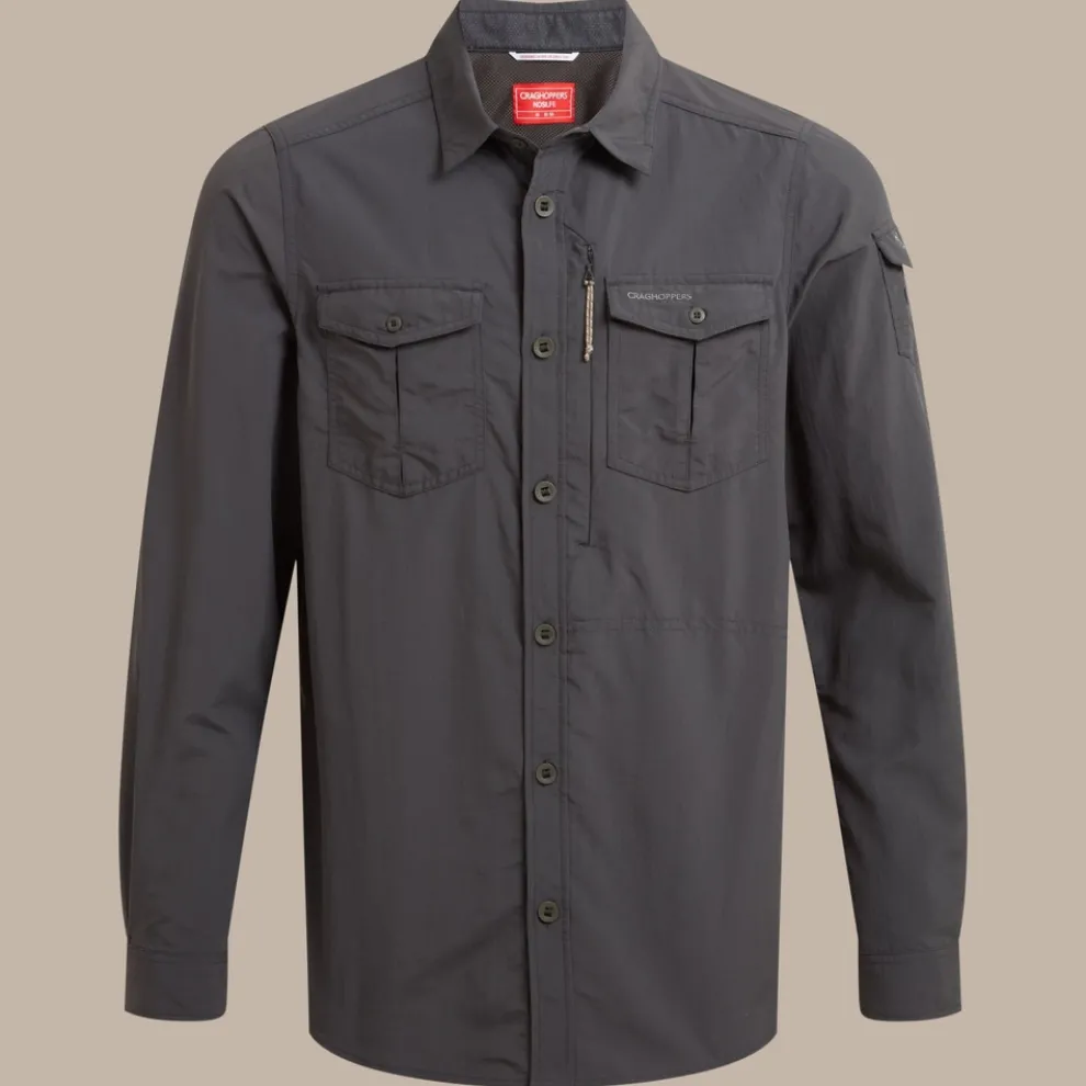 Men's NosiLife Adventure Long Sleeved Shirt III | Black Pepper