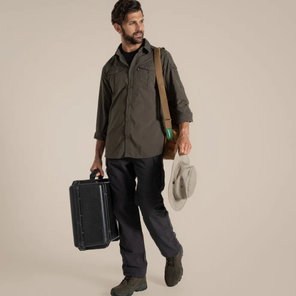 Men's NosiLife Adventure Long Sleeved Shirt III | Woodland Green