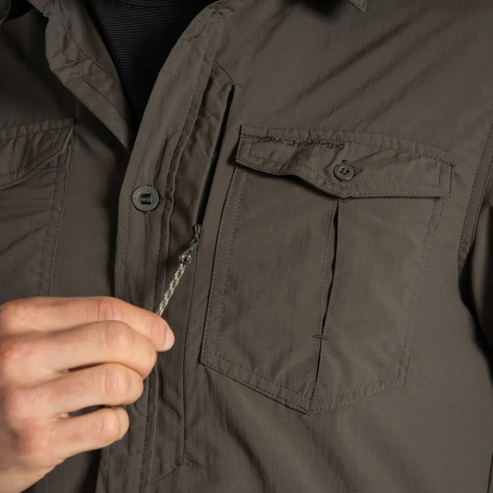 Men's NosiLife Adventure Long Sleeved Shirt III | Woodland Green