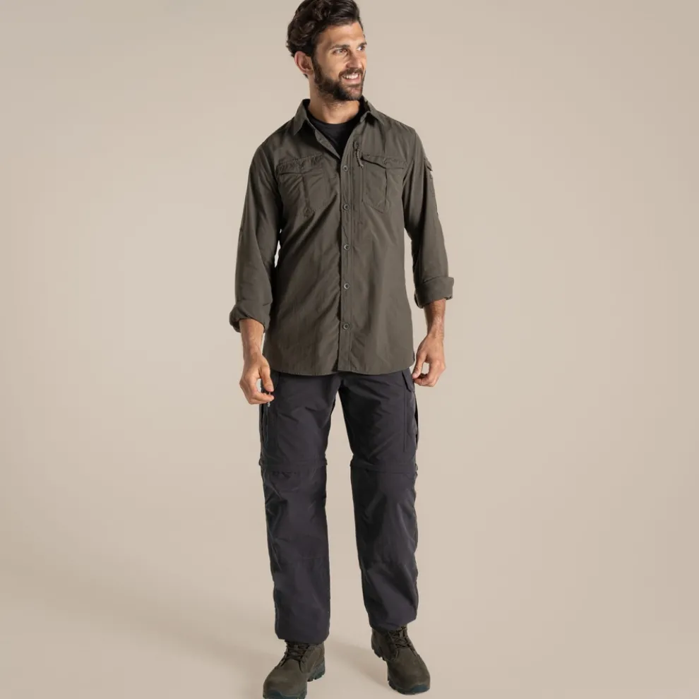 Men's NosiLife Adventure Long Sleeved Shirt III | Woodland Green