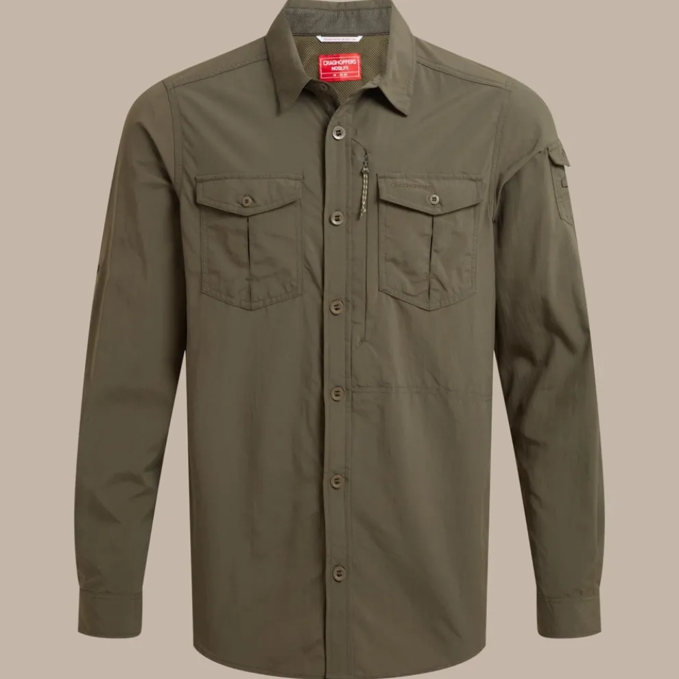 Men's NosiLife Adventure Long Sleeved Shirt III | Woodland Green