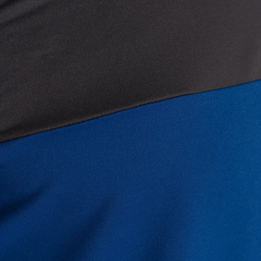 Men's NosiLife Avro Golf Short Sleeved Polo Top | Dark Iron / Deep Marina