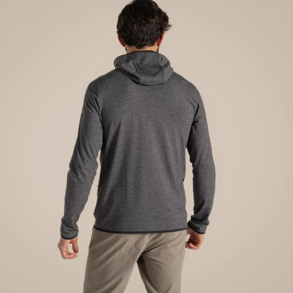 Men's NosiLife Deft Hooded Jacket | Black Pepper Marl