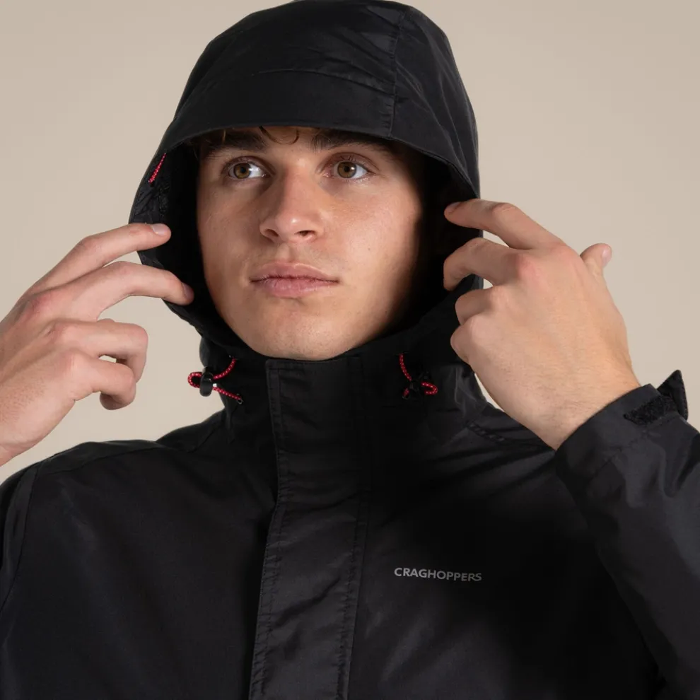 Men's Ossus Waterproof Jacket | Black