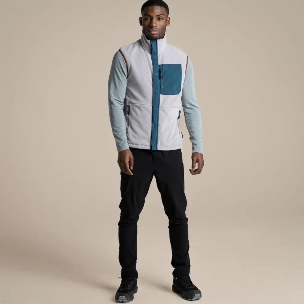 Men's Polartec Argo Gilet | Soft Grey Marl