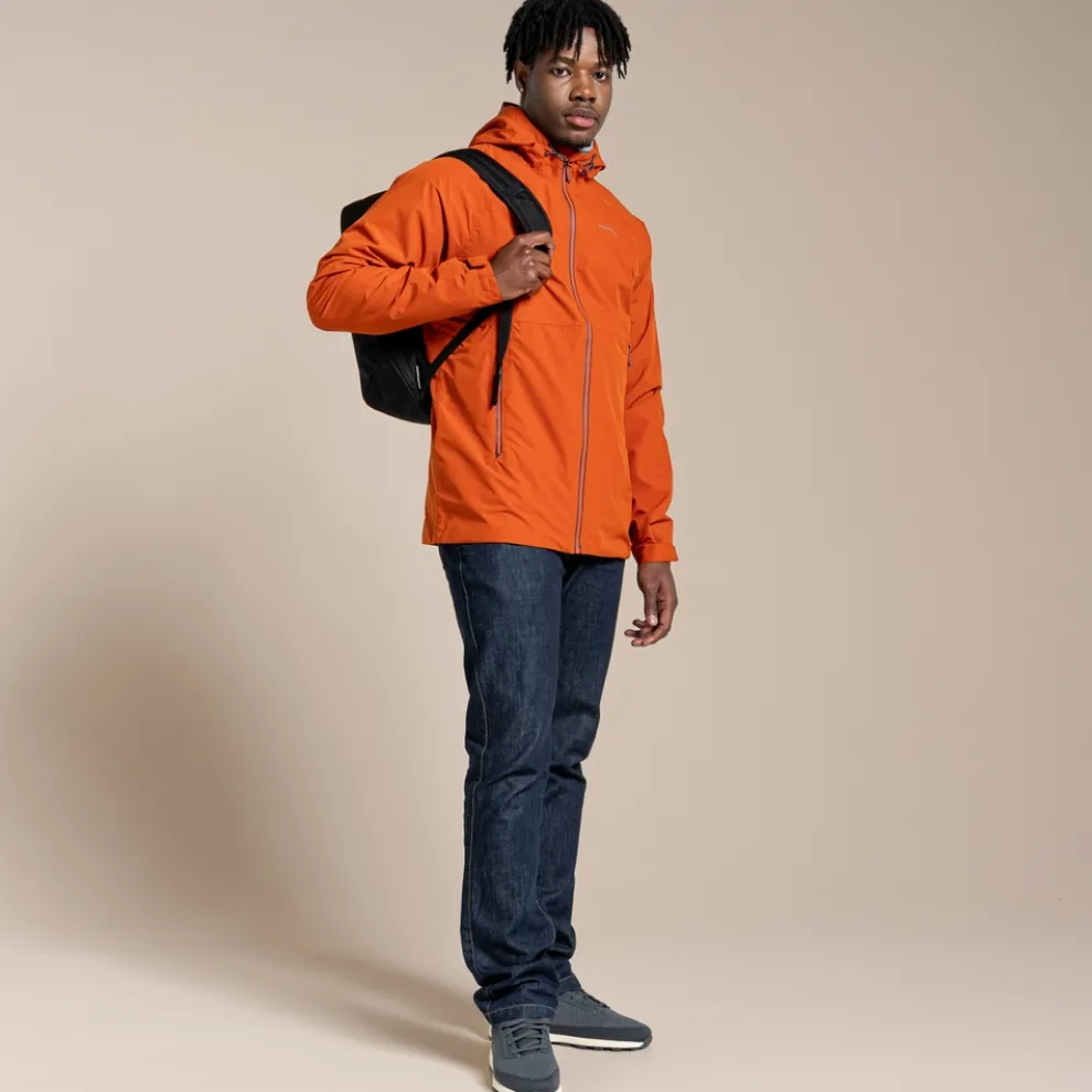 Men's Sebastian Waterproof Jacket | Potters Clay