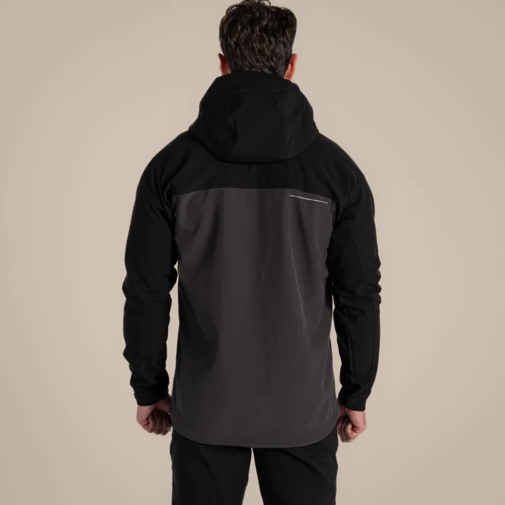 Men's Seer Hooded Jacket | Black / Black Pepper