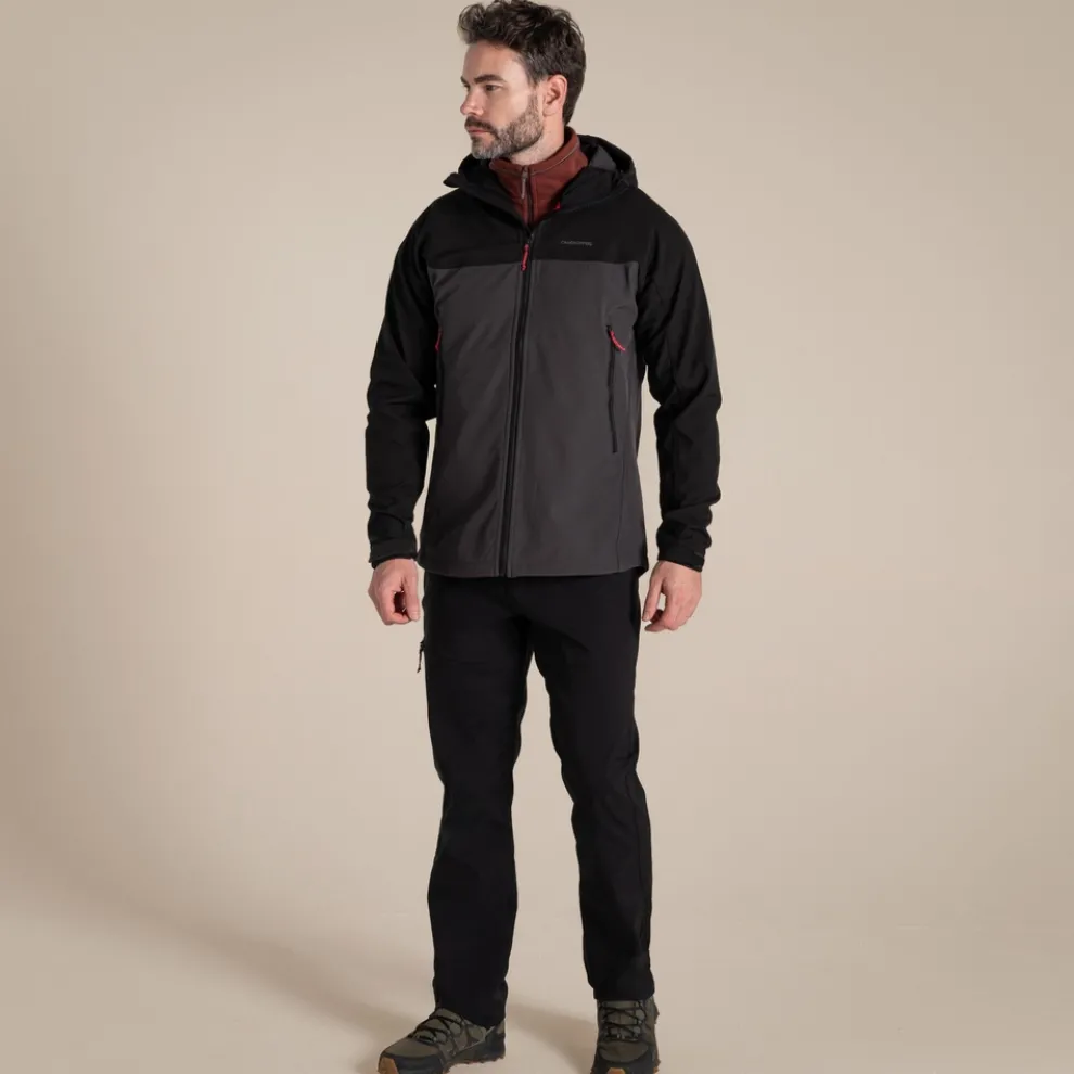 Men's Seer Hooded Jacket | Black / Black Pepper
