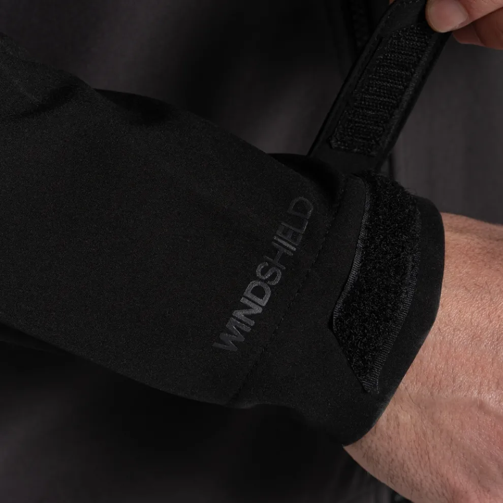 Men's Seer Hooded Jacket | Black / Black Pepper