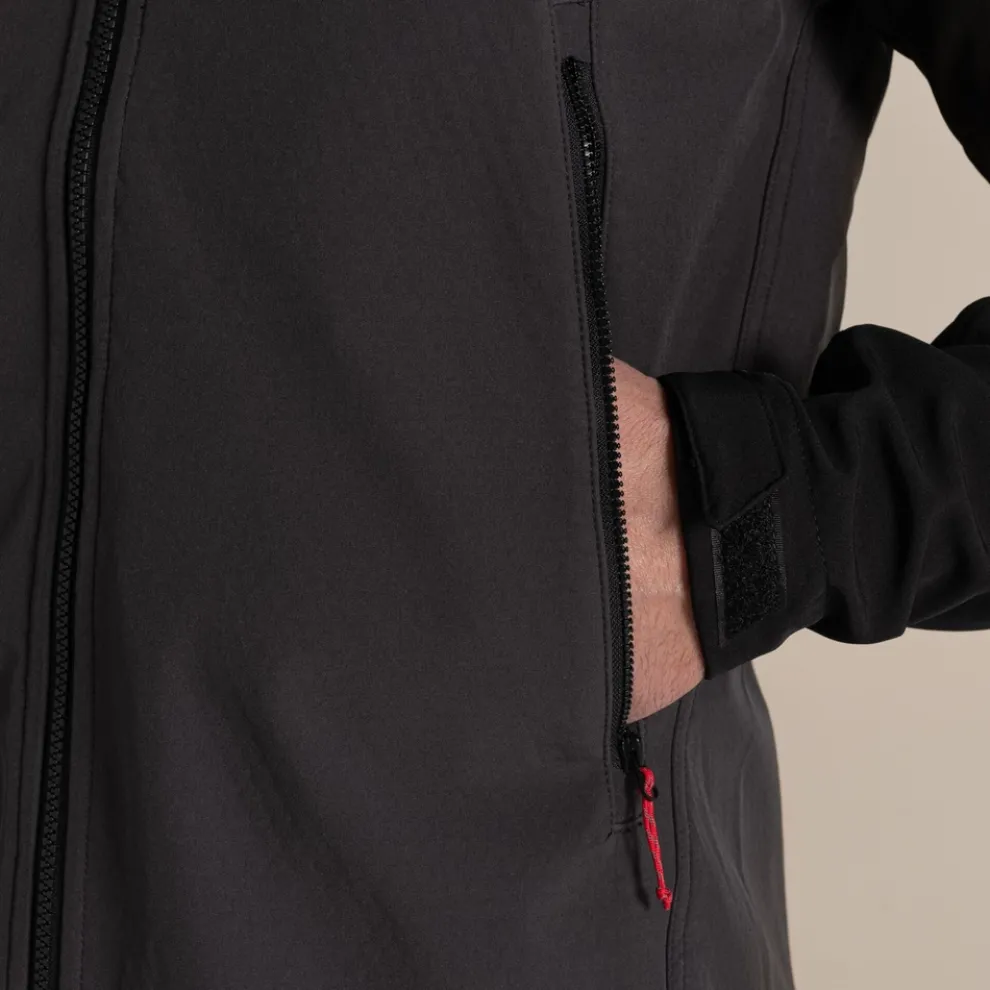 Men's Seer Hooded Jacket | Black / Black Pepper