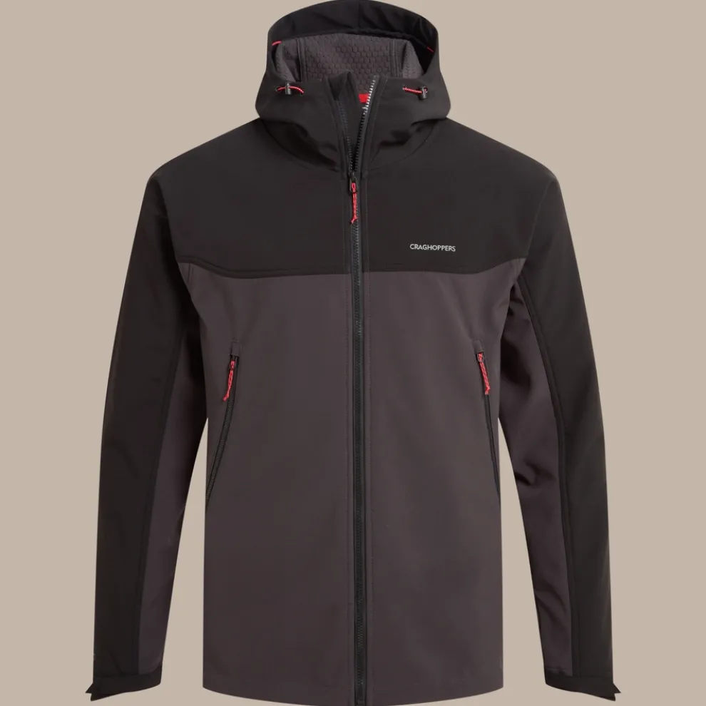Men's Seer Hooded Jacket | Black / Black Pepper