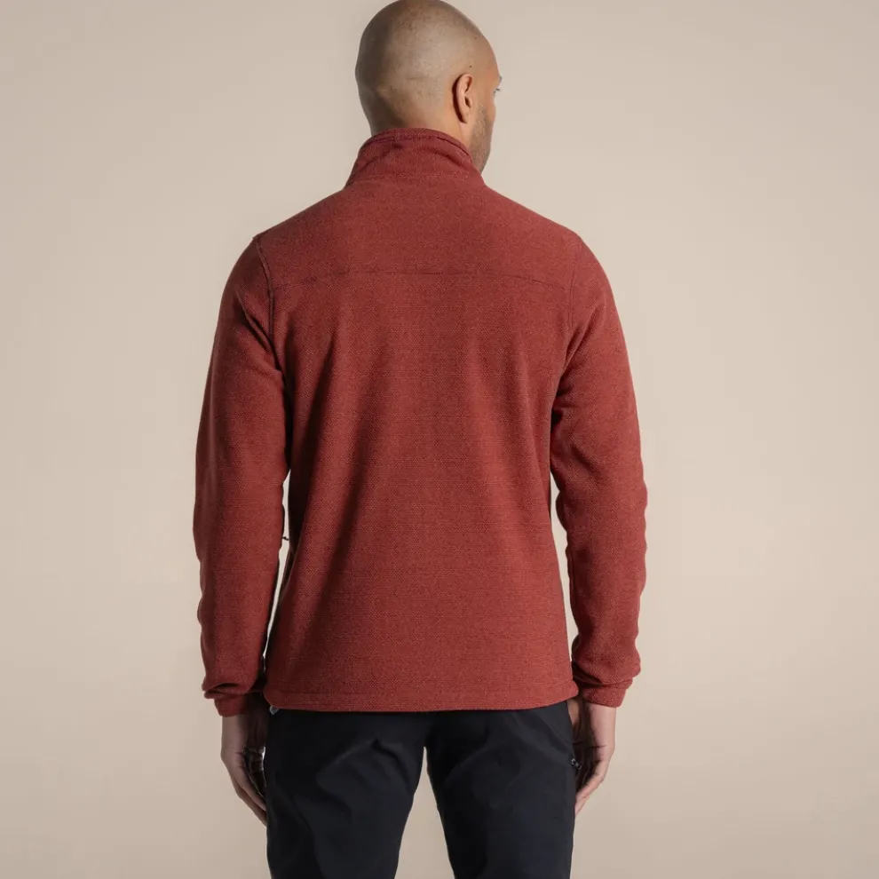 Men's Souther Full Zip Fleece | Red Jasper