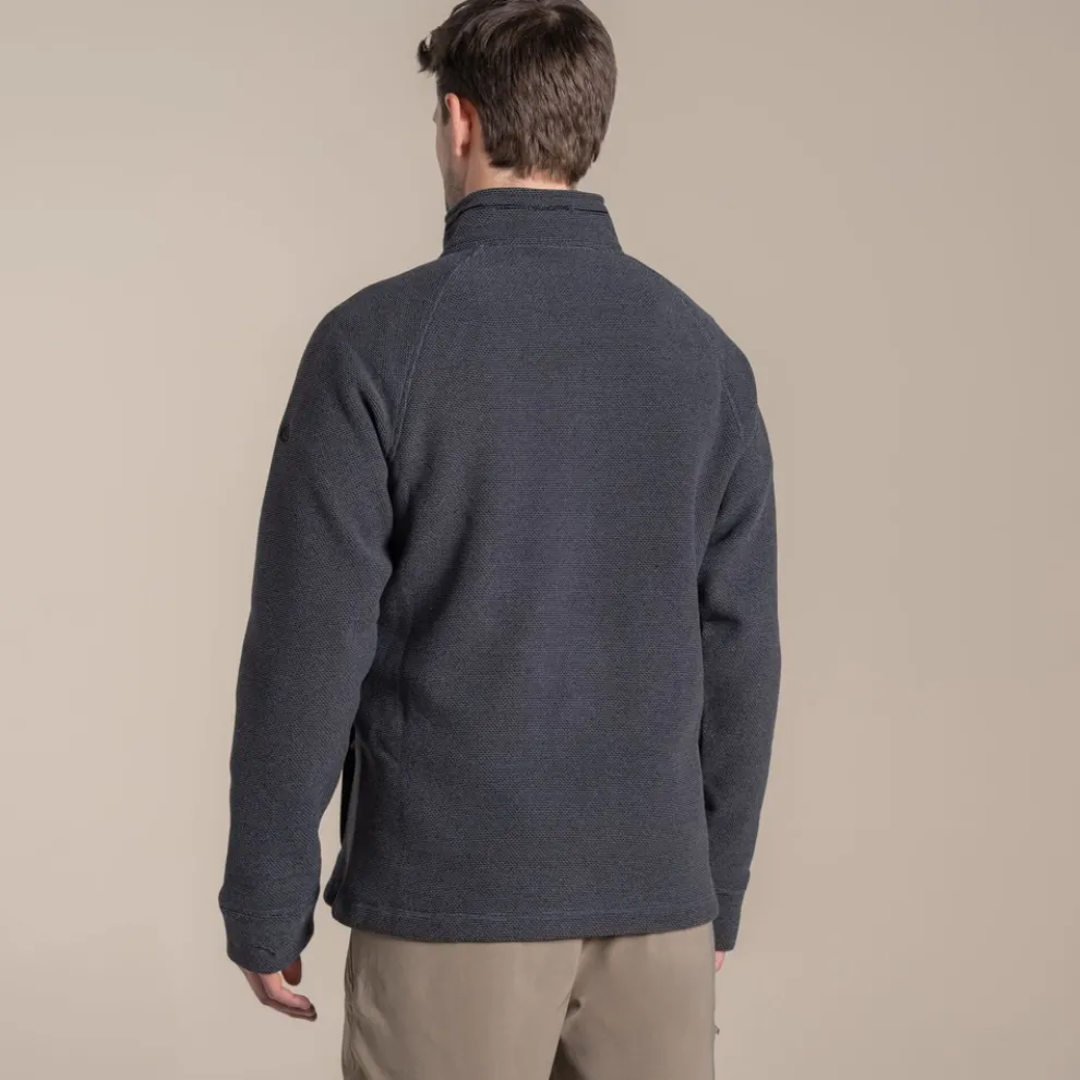 Men's Steeple Half Zip Fleece | Dark Iron