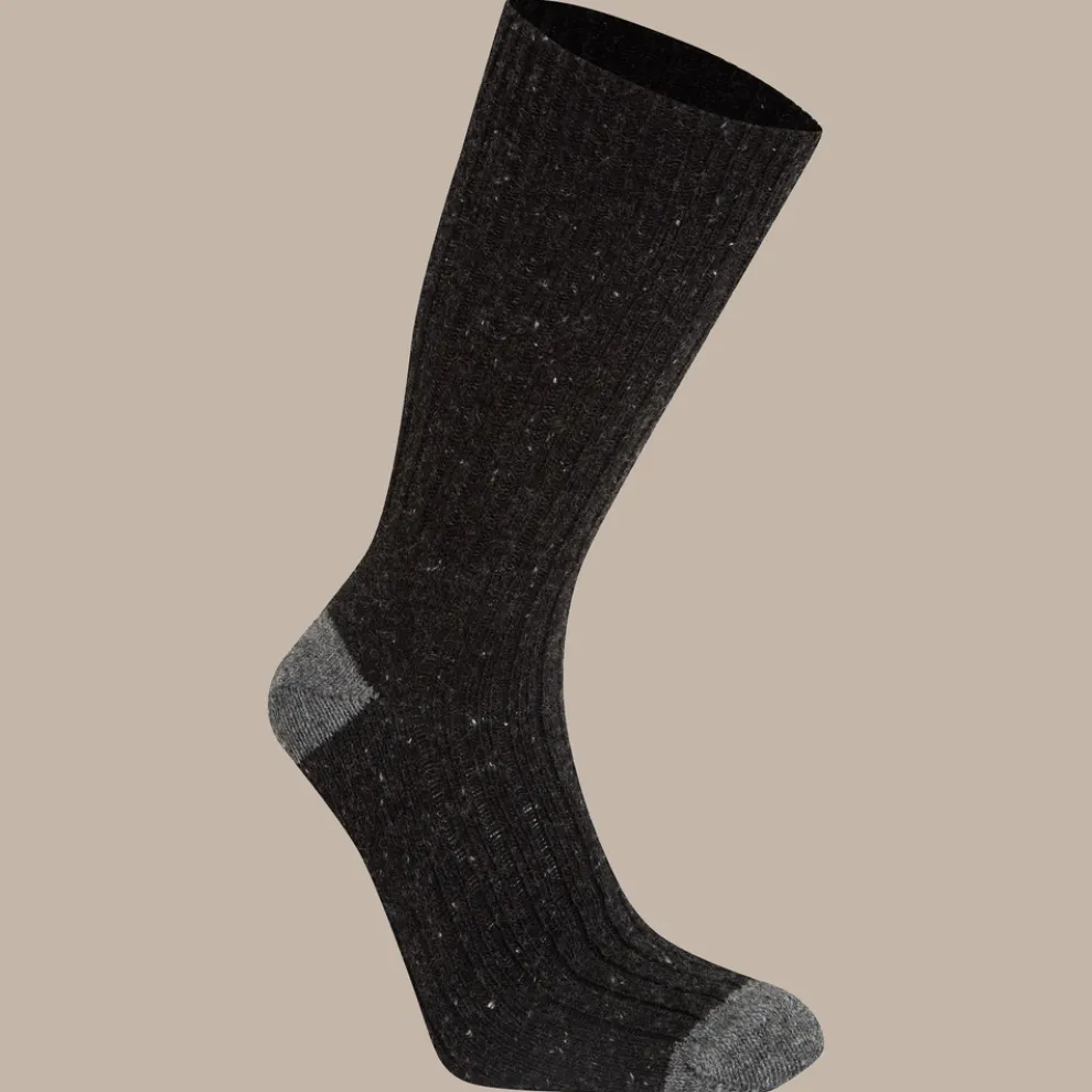 Men's Torver Walking Sock | Black Pepper / Light Grey