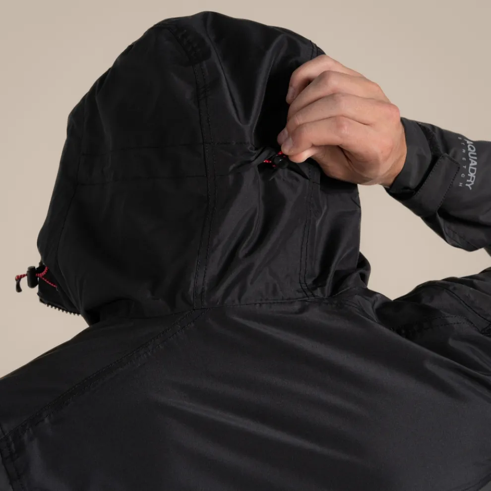 Men's Vanth Waterproof Jacket | Black Pepper / Black