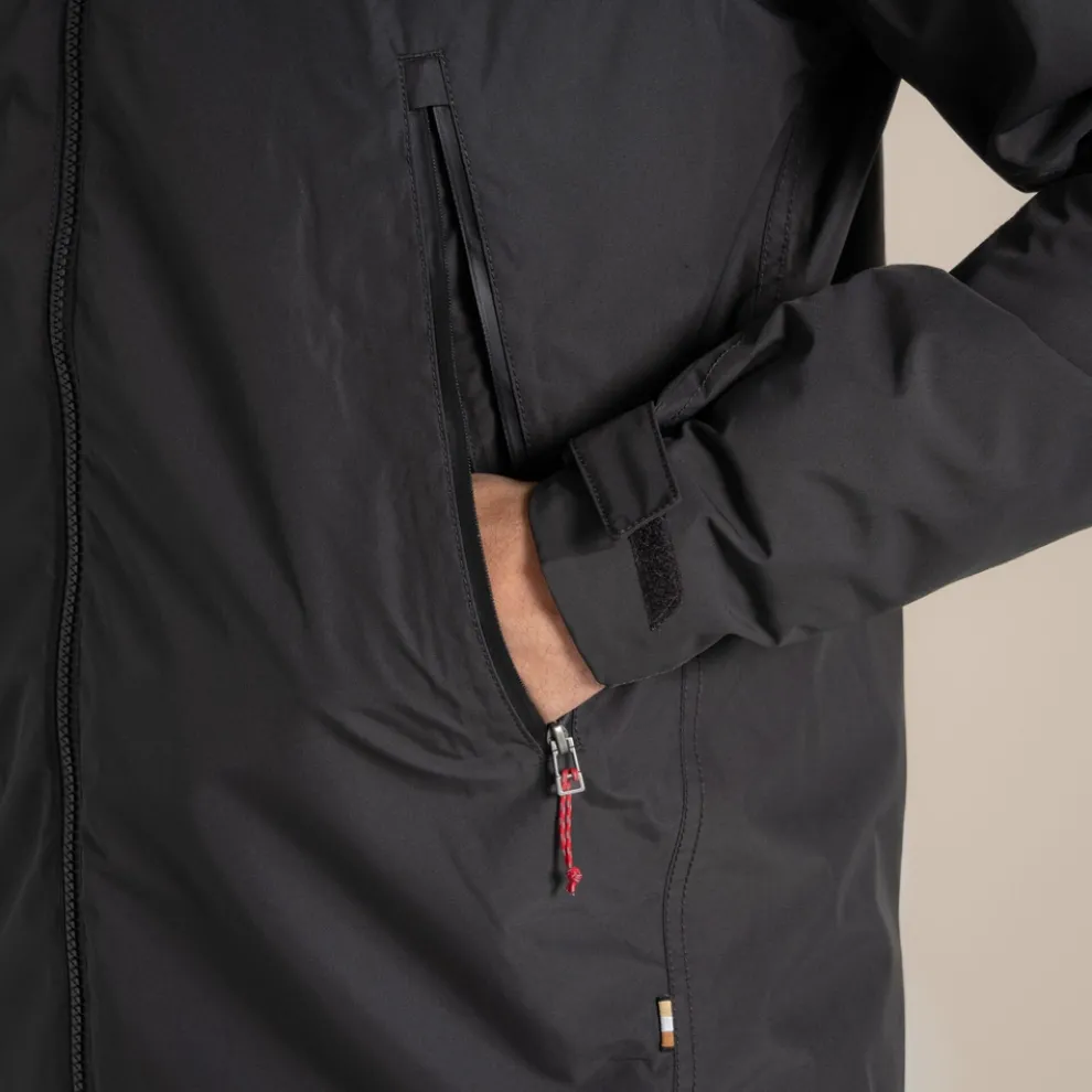 Men's Vanth Waterproof Jacket | Black Pepper / Black