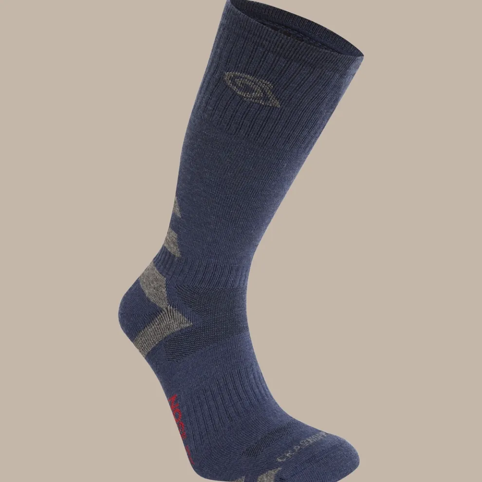Nosilife Adventure Wool Socks | Blue Navy / Coast Grey