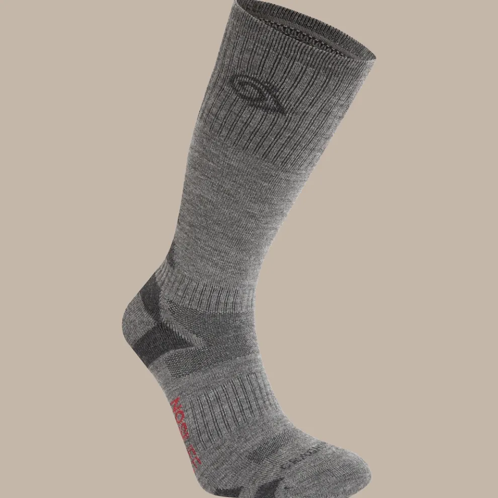 Nosilife Adventure Wool Socks | Coast Grey / Black Pepper
