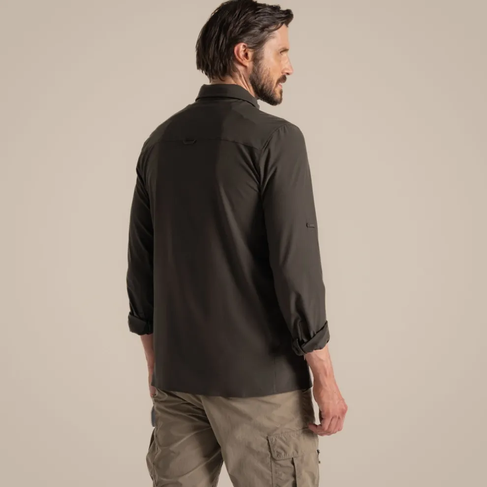 NosiLife Pro Long Sleeved Shirt V | Woodland Green