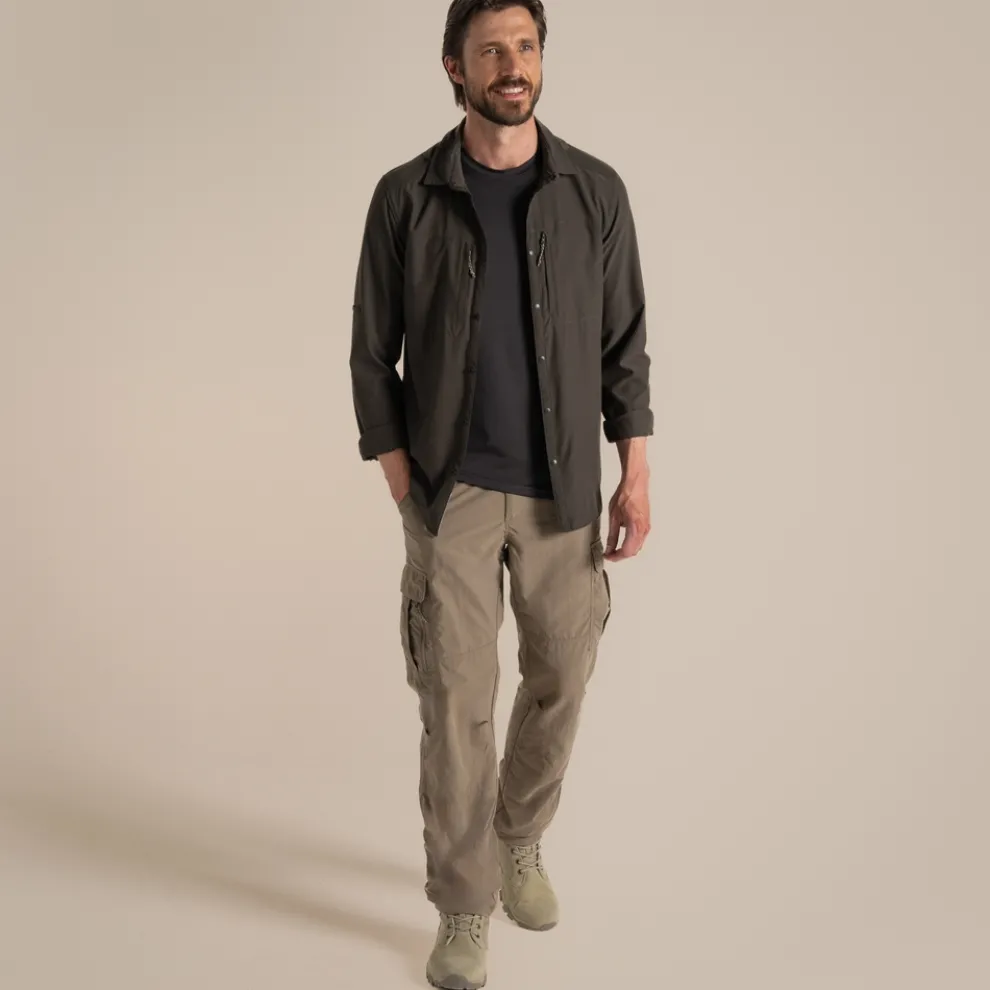 NosiLife Pro Long Sleeved Shirt V | Woodland Green