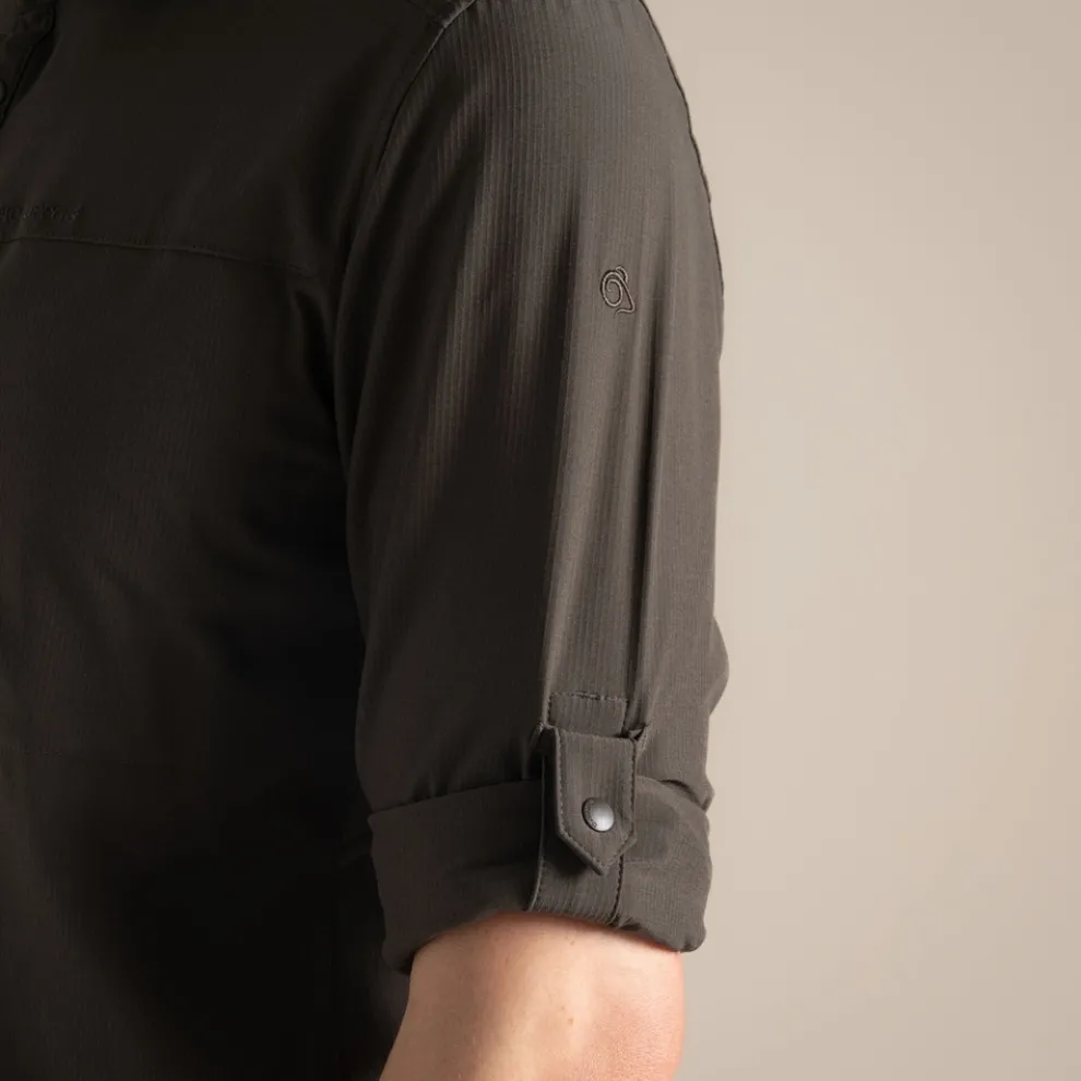 NosiLife Pro Long Sleeved Shirt V | Woodland Green