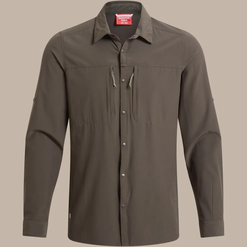 NosiLife Pro Long Sleeved Shirt V | Woodland Green