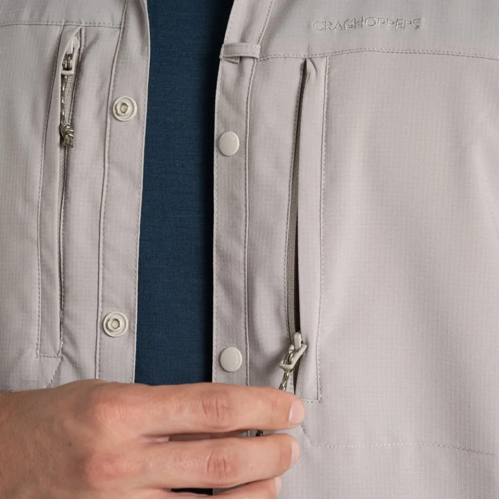 NosiLife Pro Long Sleeved Shirt V | Parchment