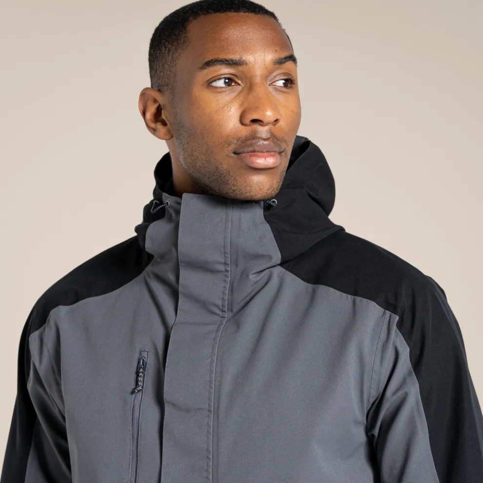 Unisex Expert Kiwi Pro Stretch Long Jacket | Carbon Grey / Black
