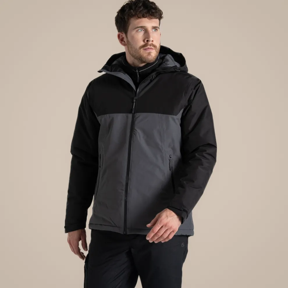 Unisex Expert Thermic Insulated Jacket | Carbon Grey / Black