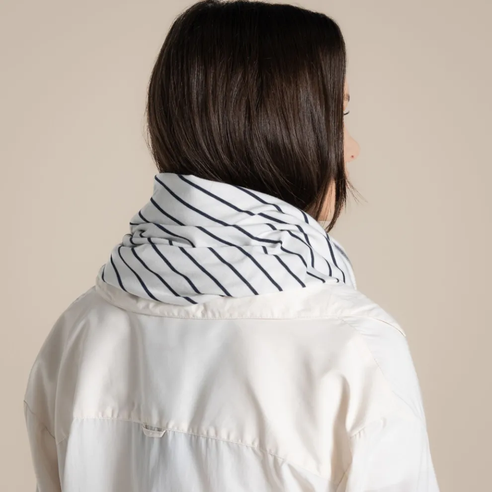 Unisex NosiLife Infinity Scarf II | Blue Navy Stripe