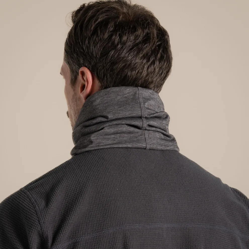 Unisex NosiLife Tube Scarf II | Black Pepper Marl