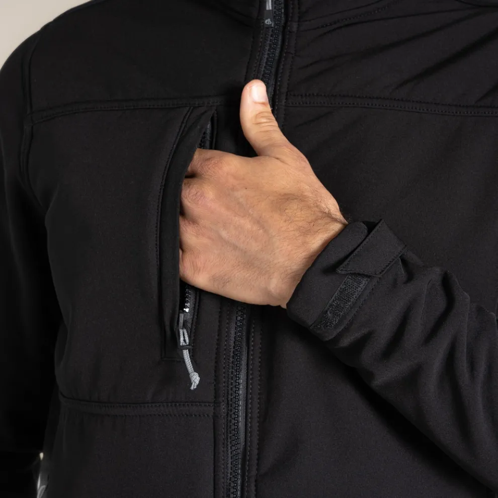 Whitby Softshell Workwear Jacket | Black