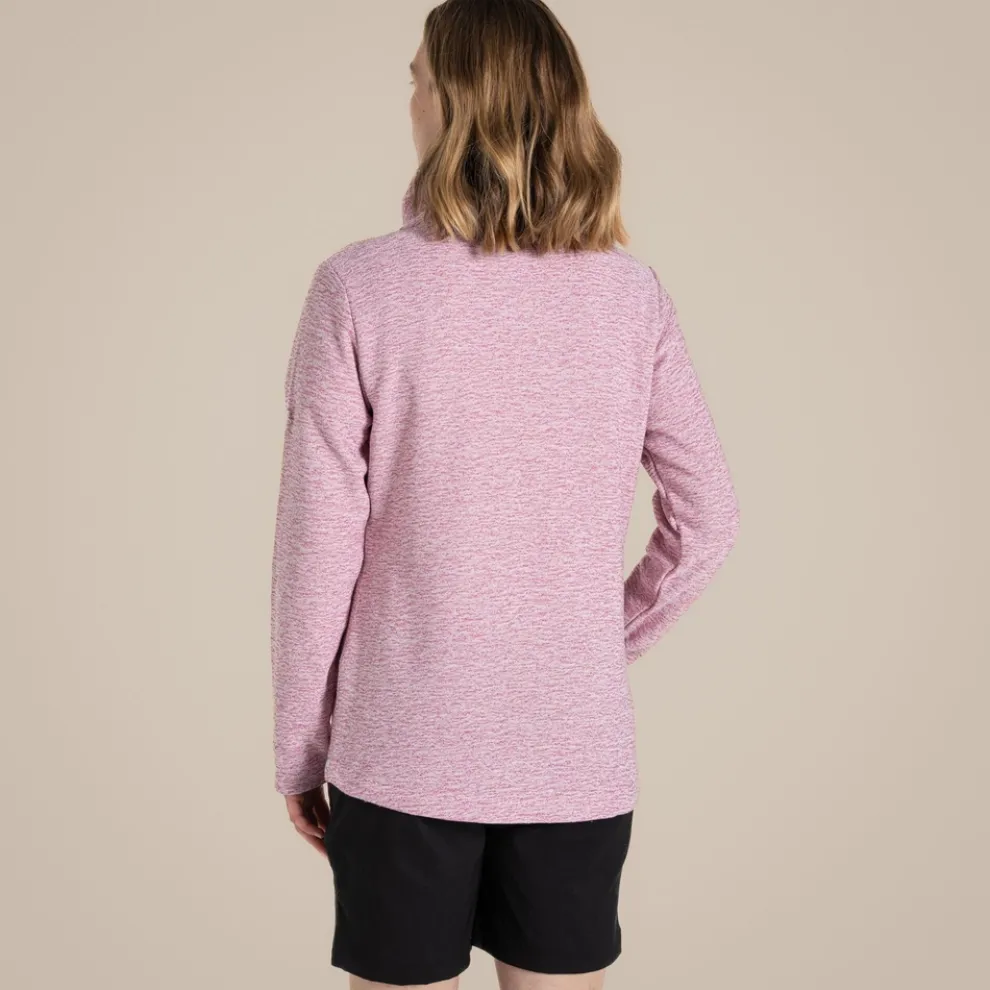 Women's Aio Full Zip Fleece | Dusky Hibiscus
