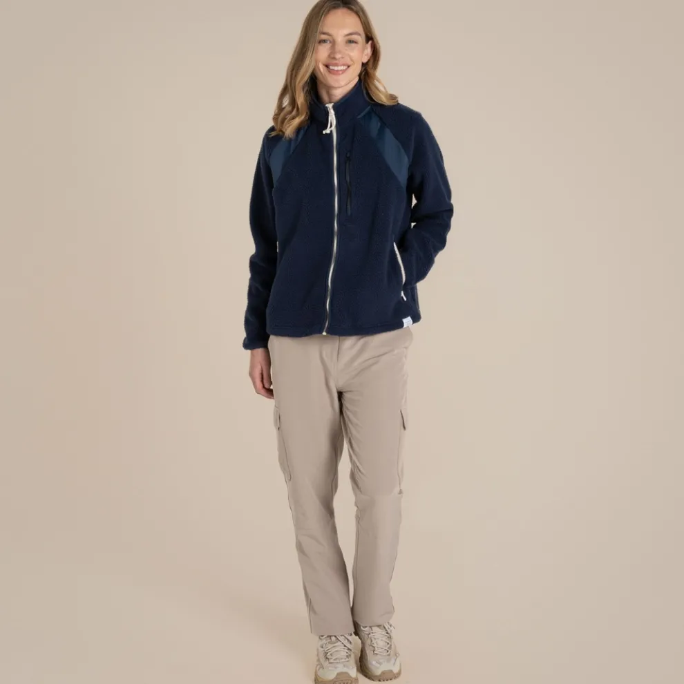 Women's Charlotte Full Zip Fleece | Blue Navy