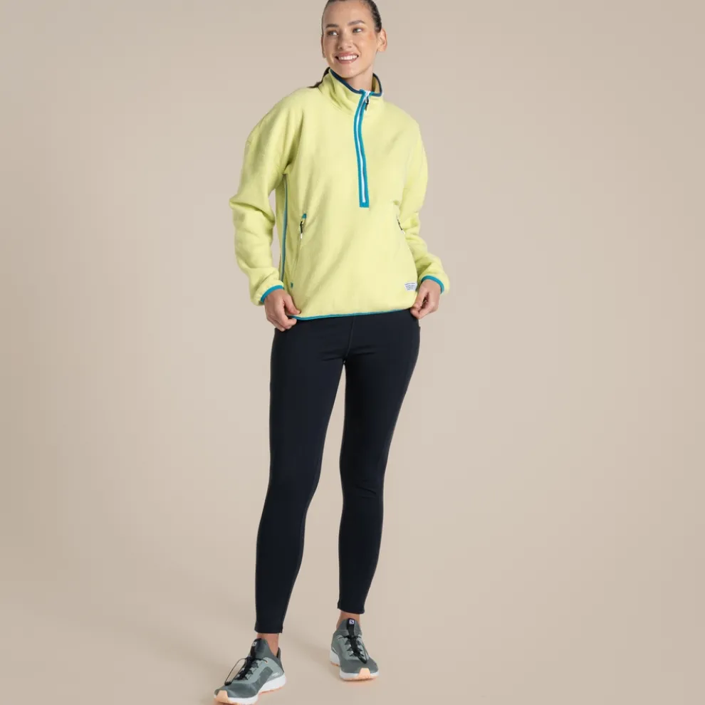 Women's CO2 Renu Half Zip Fleece | Key Lime