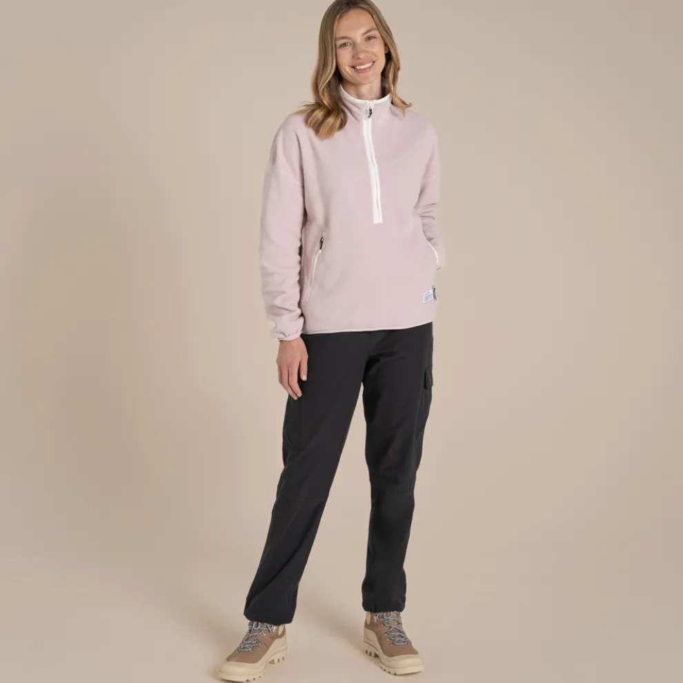 Women's CO2 Renu Half Zip Fleece | Dusky Carnation