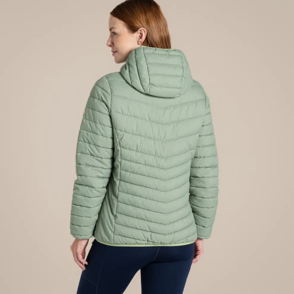 Women's Compresslite IX Hooded Insulating Jacket | Deep Bud Green