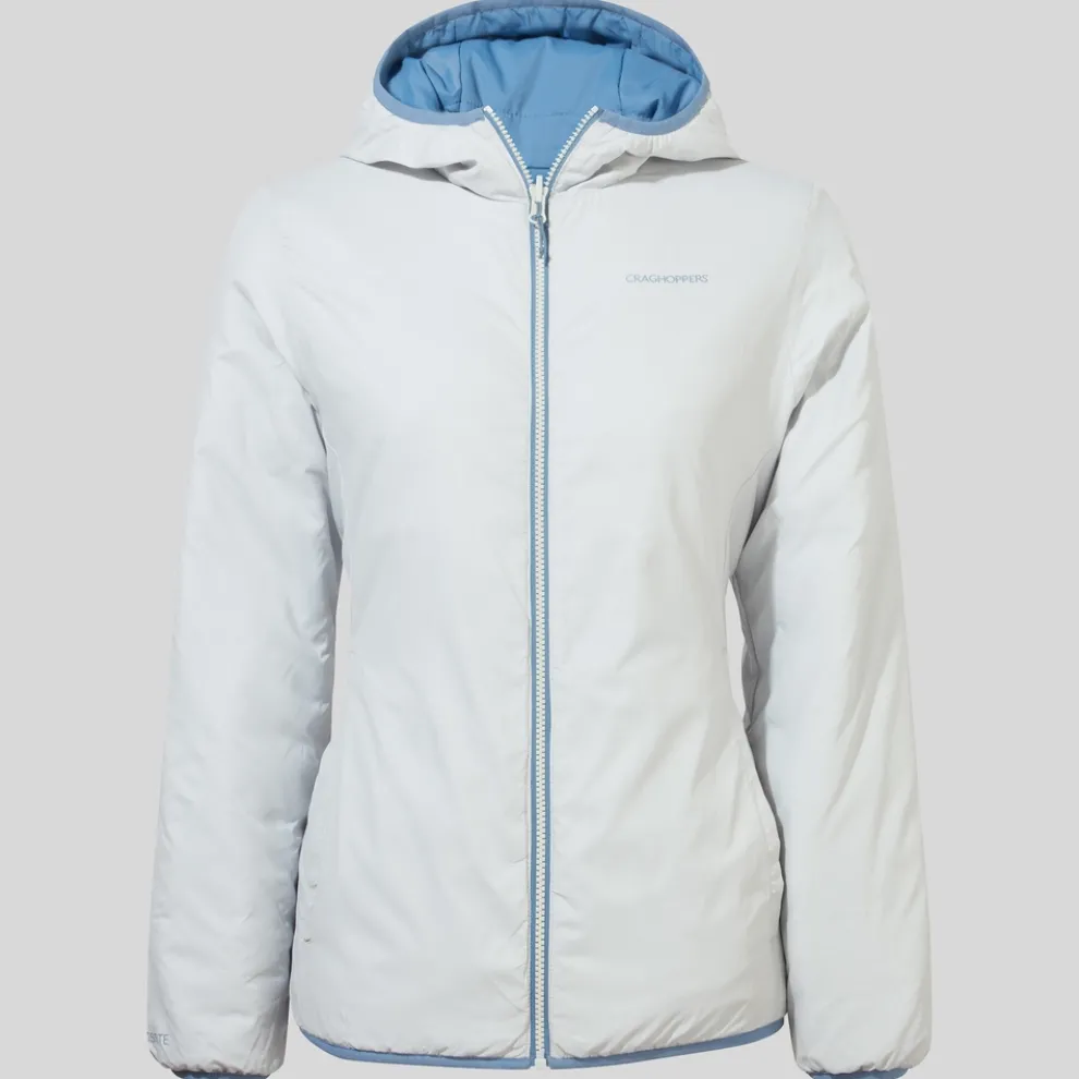 Women's Compresslite VI Hooded Jacket | Teak Blue / Silver Cloud