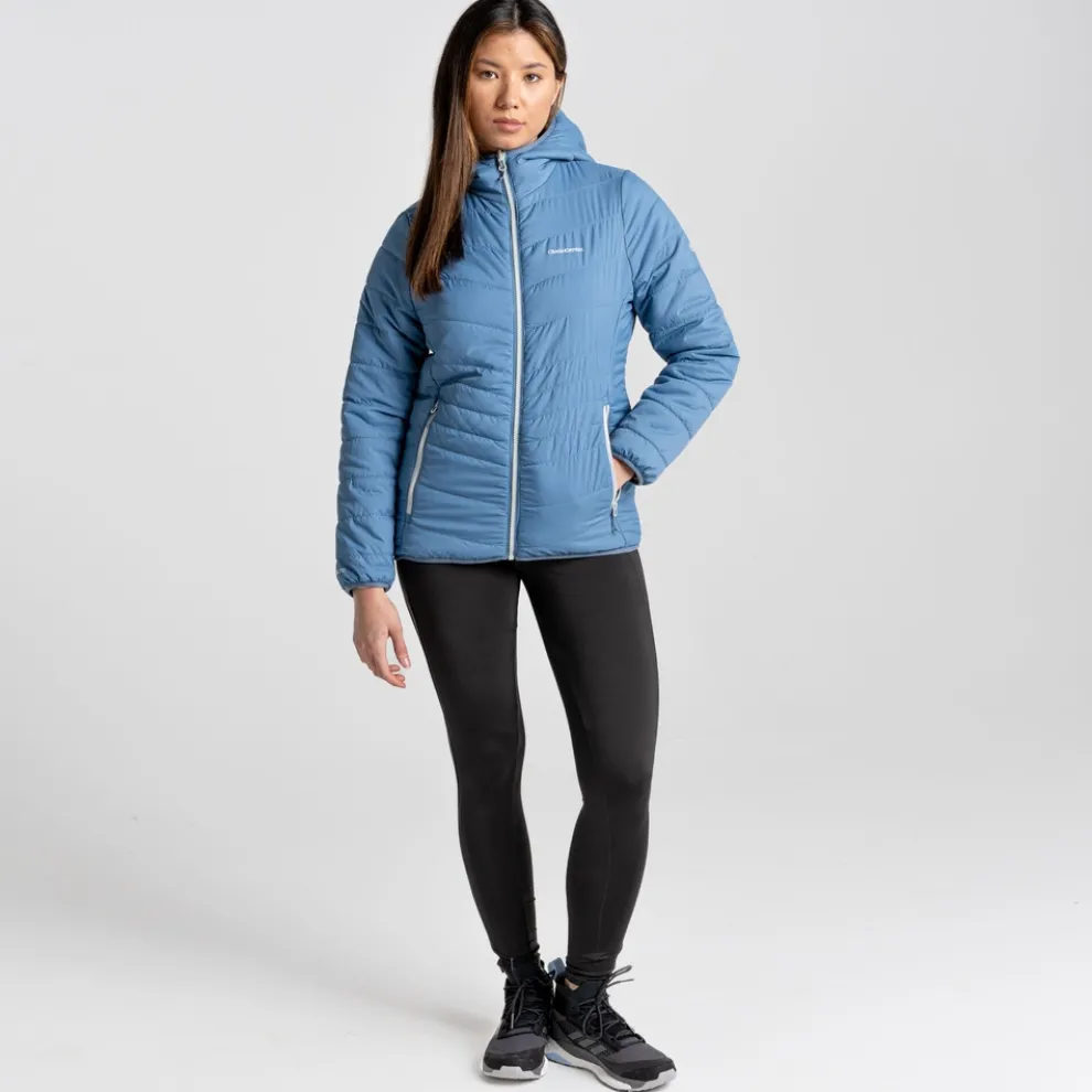 Women's Compresslite VI Hooded Jacket | Teak Blue / Silver Cloud