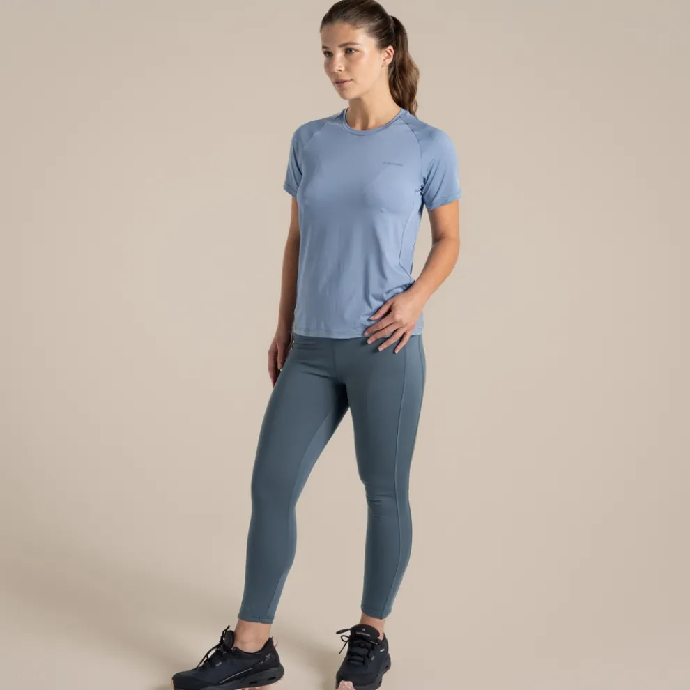 Women's Ellie Short Sleeved T-Shirt | Seaside Blue