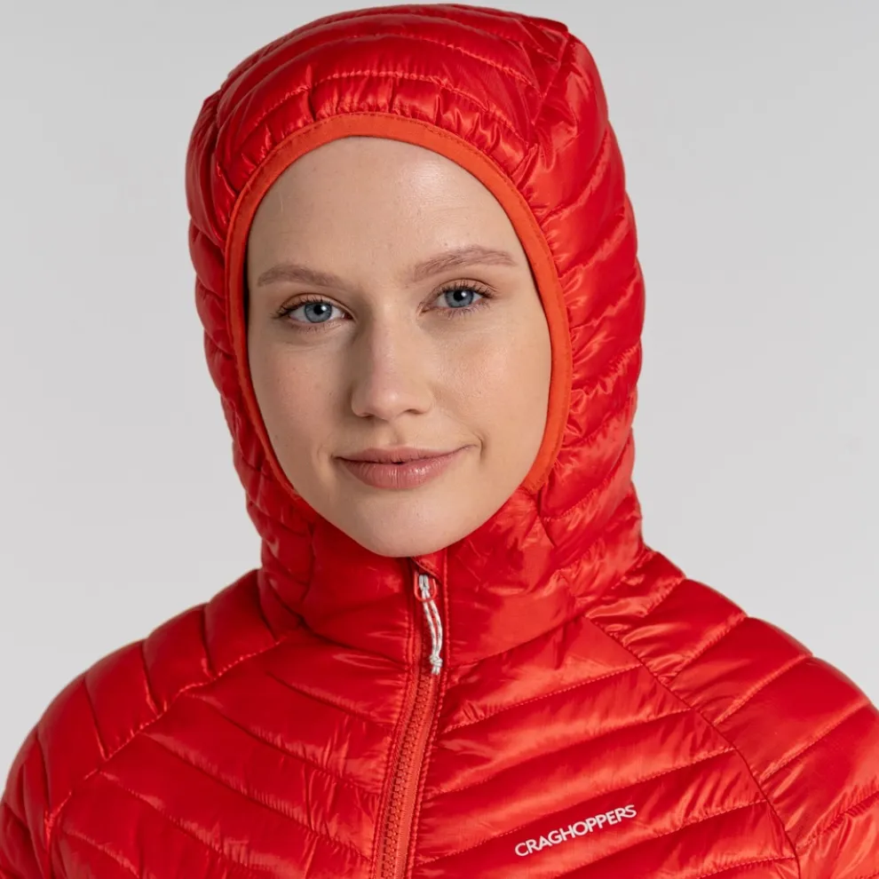 Women's ExpoLite Insulated Hooded Jacket | Ember Orange