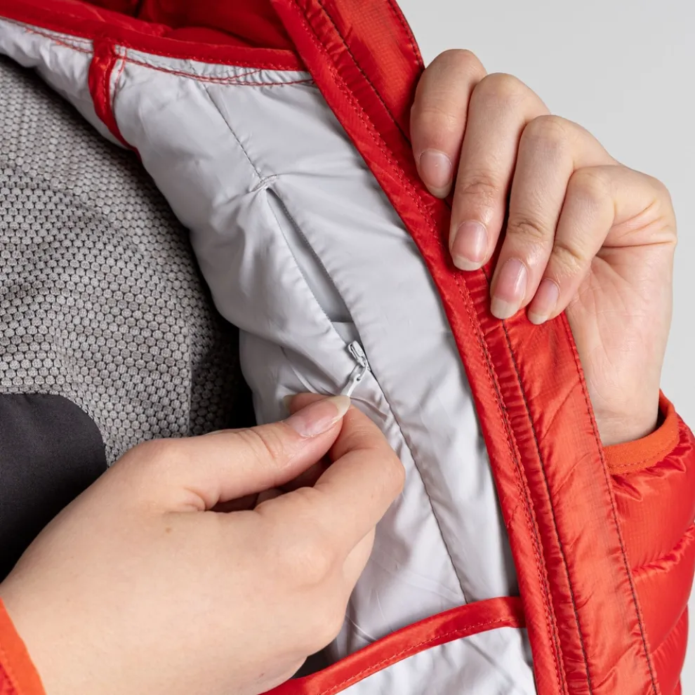 Women's ExpoLite Insulated Hooded Jacket | Ember Orange