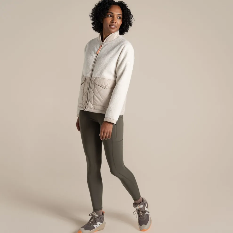 Women's Jamea Hybrid Insulating Jacket | Ecru / Stone