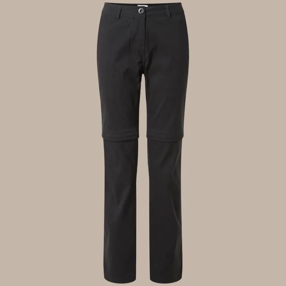 Women's Kiwi Pro II Convertible Trousers | Black