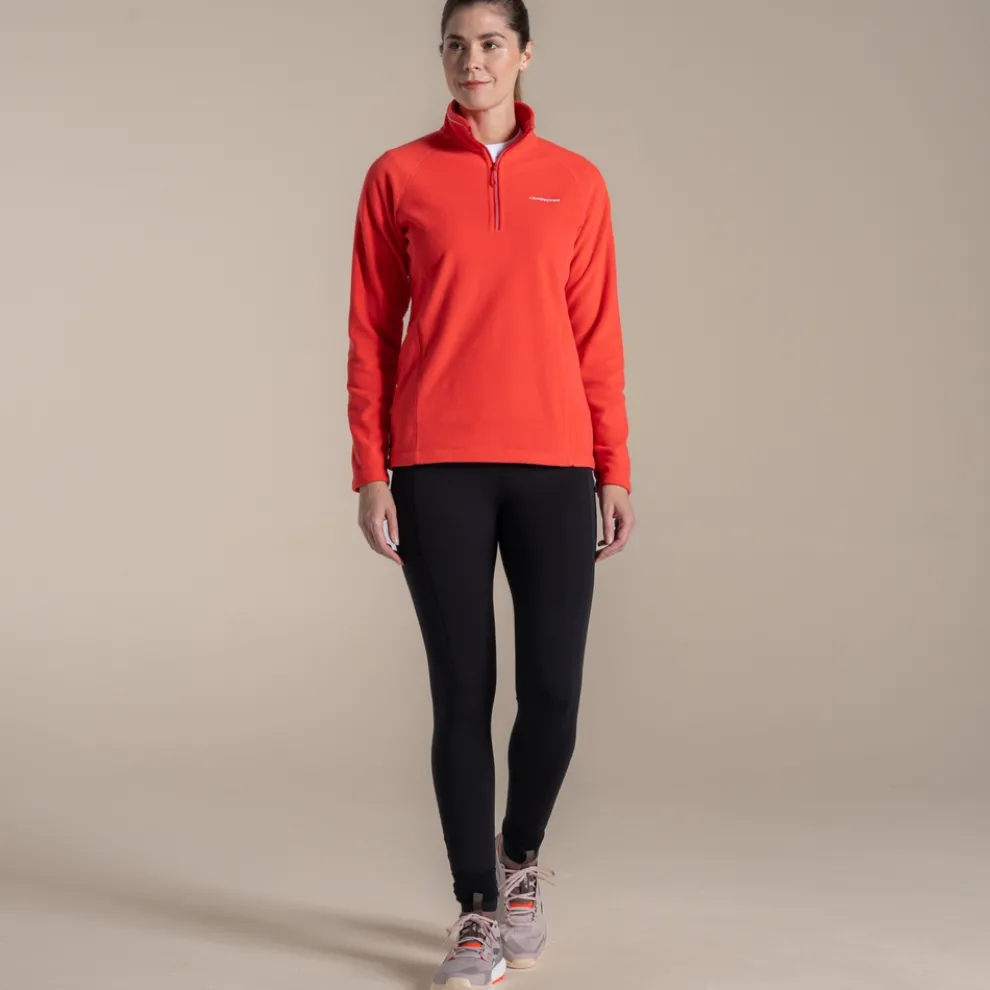 Women's Miska VI Half Zip Fleece | Red Dawn