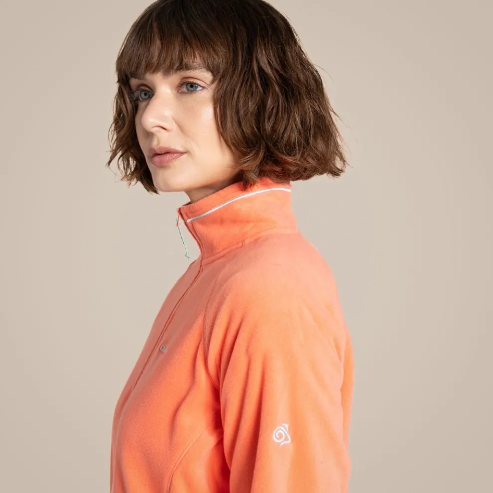 Women's Miska VI Half Zip Fleece | Fusion Coral