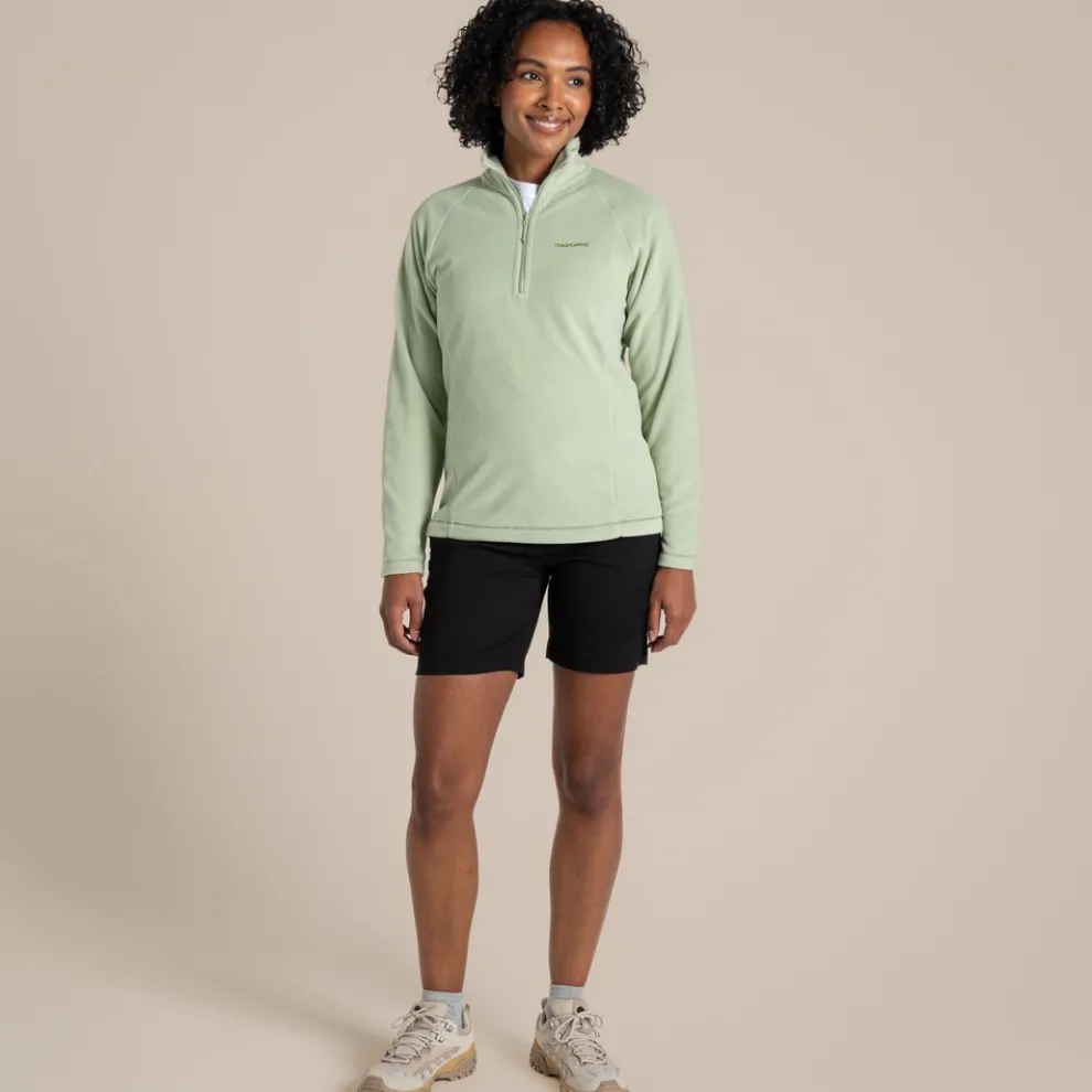 Women's Miska VI Half Zip Fleece | Bud Green