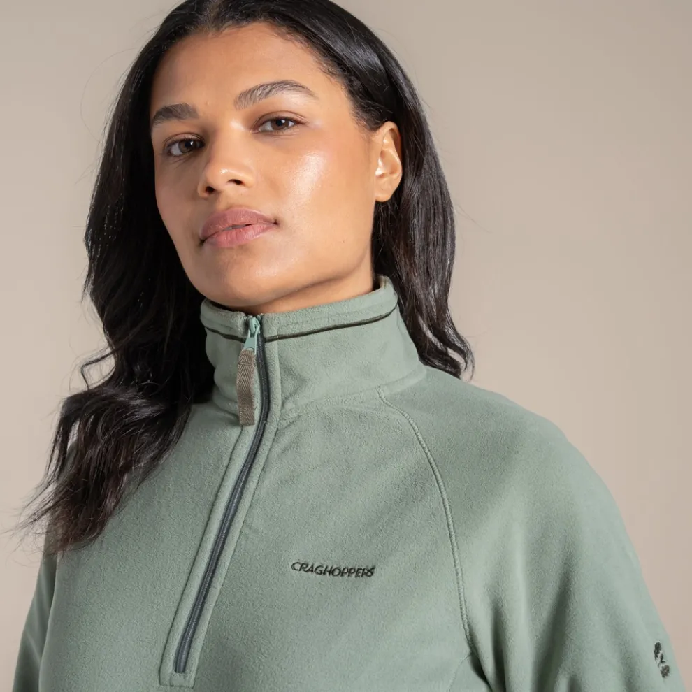 Women's National Trust Miska Half Zip Fleece | Sage
