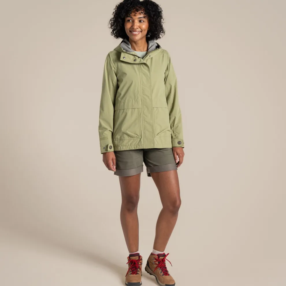 Women's National Trust Tambrook Waterproof Jacket | Clover