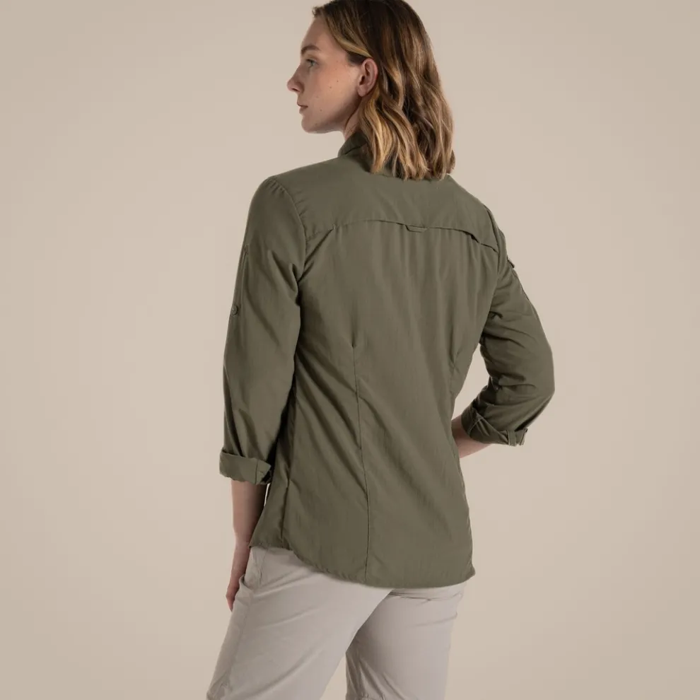 Women's NosiLife Adventure Long Sleeved Shirt III | Wild Olive